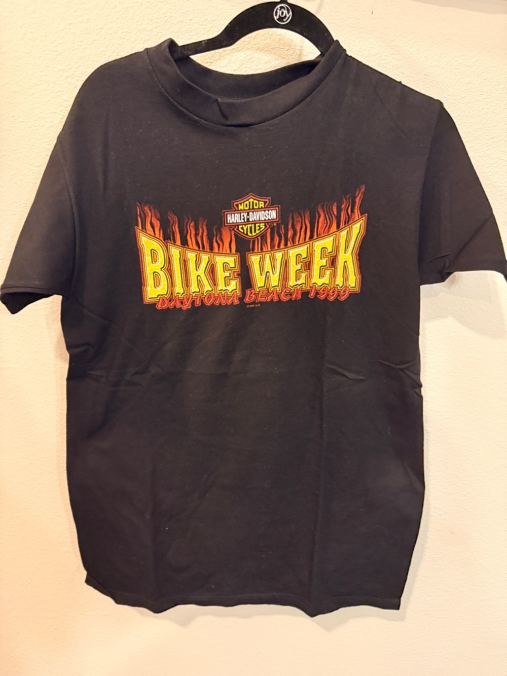 Vintage Harley-Davidson Bike Week Daytona Beach 1999 Black Tee